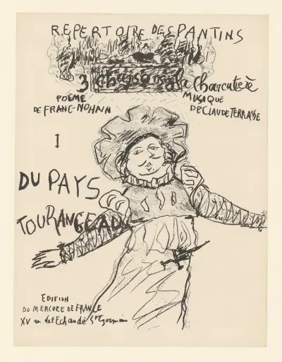 Trois chansons à la charcutière – Du pays tourangeau av Pierre Bonnard