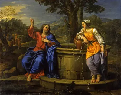 Christ and the Woman of Samaria av Pierre Mignard