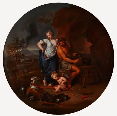 Vénus et Vulcain av Pierre Mignard