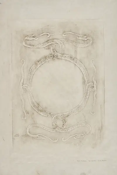 Serpent (Dekor) von Pierre Roche