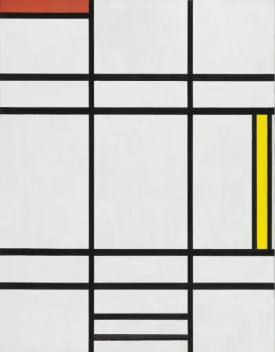 Composition in White, Red, and Yellow av Piet Mondrian