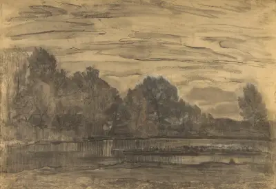 Fen near Saasveld, Piet Mondrian