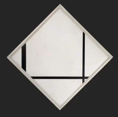 Foxtrot A av Piet Mondrian