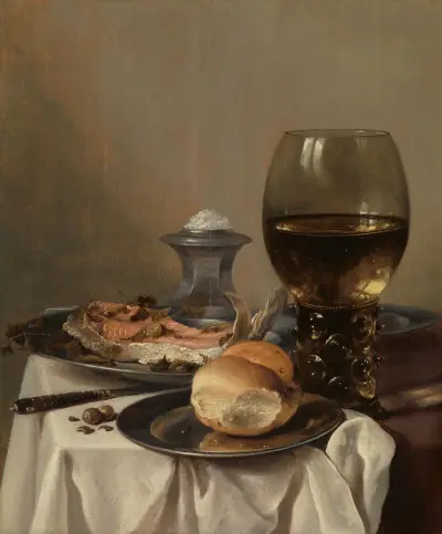 Still Life with a Salt av Pieter Claesz