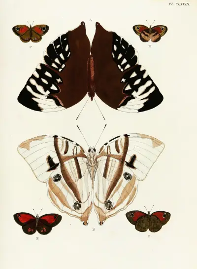 Foreign butterflies occurring in the three continents Asia, Africa and America Pl.415 av Pieter Cramer