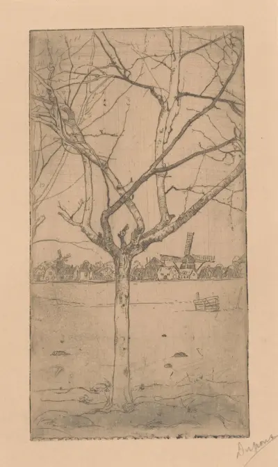 Kahler Obstbaum von Pieter Dupont
