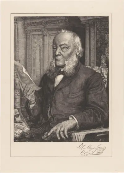 Portret van Dirk Christiaan Meijer av Pieter Dupont