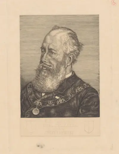 Porträt von Frederik Bernard s'Jacob von Pieter Dupont
