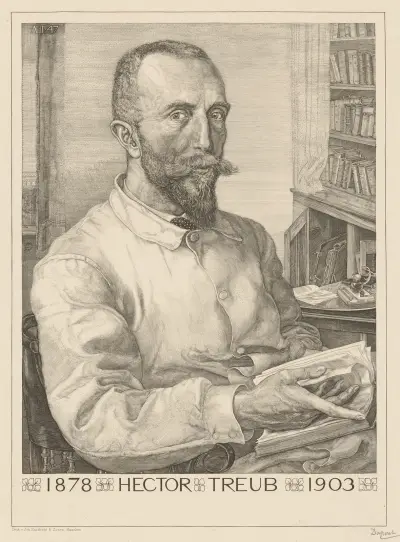 Porträt von Hector Treub, 1903 von Pieter Dupont
