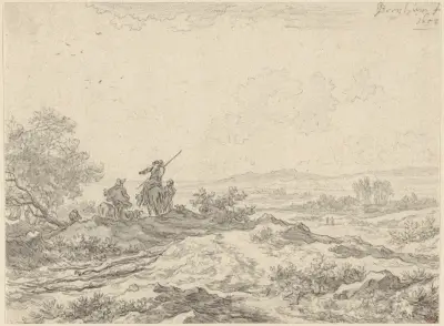 Dynlandskap med herdar av Nicolaes Pietersz. Berchem