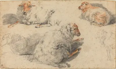 Får av Nicolaes Pietersz. Berchem