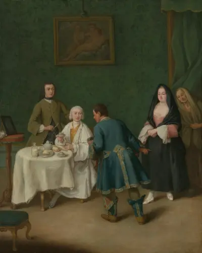 The Temptation av Pietro Longhi