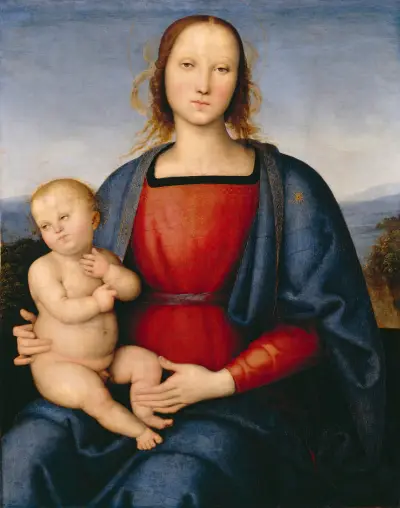 Madonna and Child, 1500 – nr 1 av Pietro Perugino