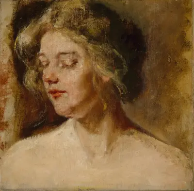 Blonde Studio Model av Alice Pike Barney