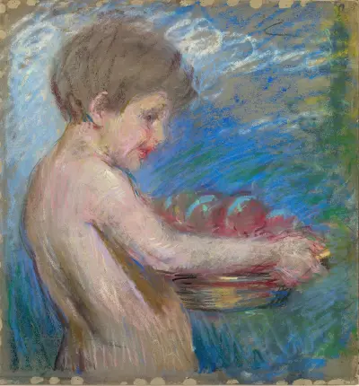 Child with Fruit av Alice Pike Barney