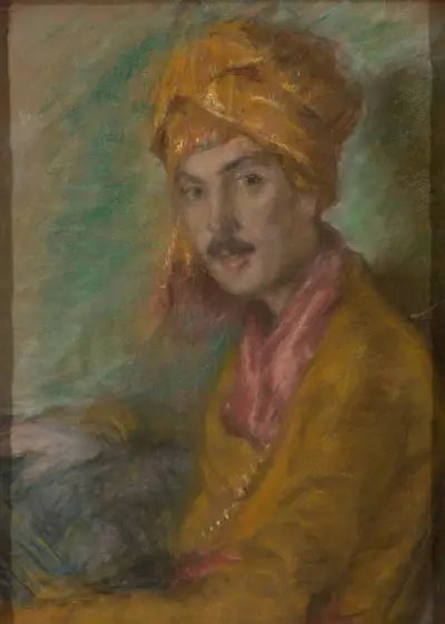 Gold Turban av Alice Pike Barney