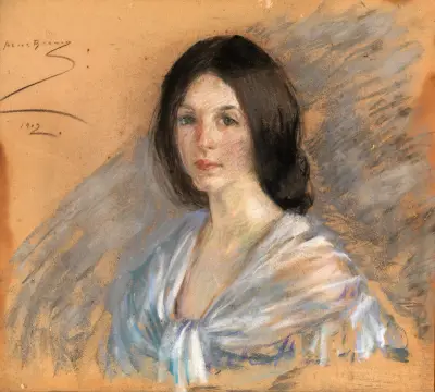 Jaqueline with Fichu av Alice Pike Barney