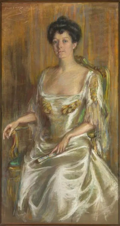 Lady with Fan av Alice Pike Barney