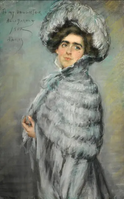 Laura Alice in Grey av Alice Pike Barney