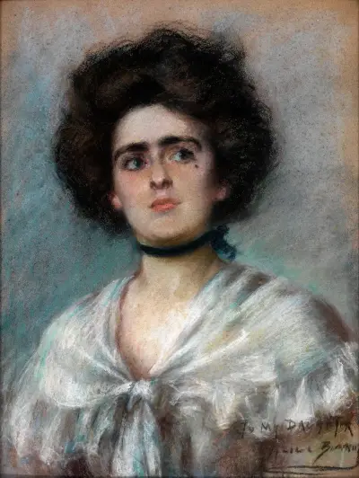 Laura in Fichu av Alice Pike Barney