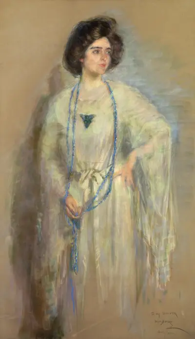 Laura in Whites av Alice Pike Barney