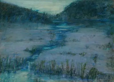 Marshlands at Sundown av Alice Pike Barney