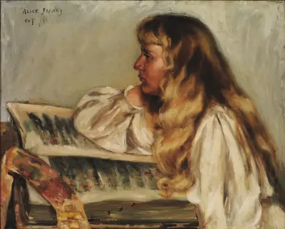 Natalie and Missal av Alice Pike Barney