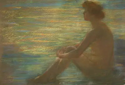Nude against Sea av Alice Pike Barney