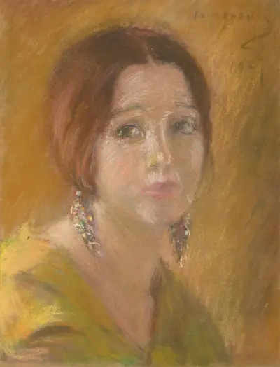 Study Head of a Woman av Alice Pike Barney