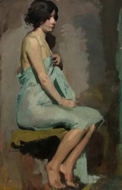 Study of a Seated Woman av Alice Pike Barney