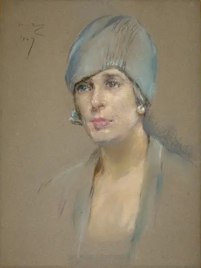 The Visitor (Mrs. Richard P. McCullough) av Alice Pike Barney