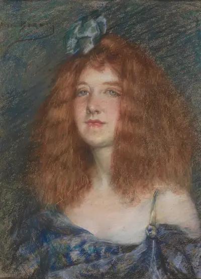 Woman with Red Hair av Alice Pike Barney