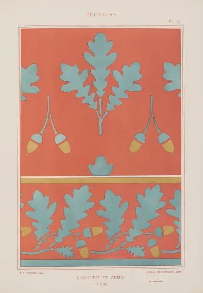 Bordure et semis, Chêne av Maurice Pillard Verneuil