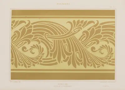 Bordures, Feuille d’ornement von Maurice Pillard Verneuil