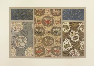 Löv, blommor, drakar och fåglar av Maurice Pillard Verneuil