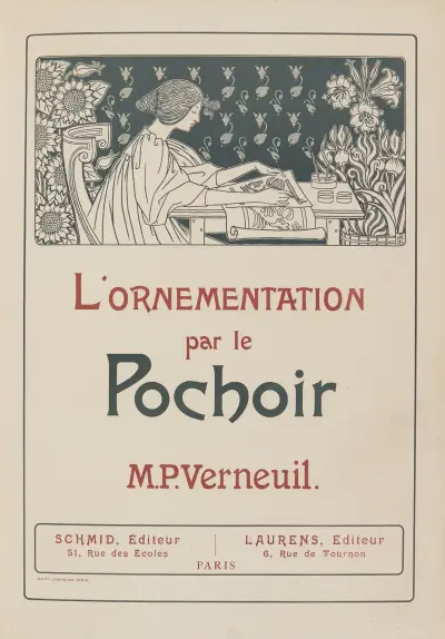 L’Ornementation par le Pochoir – title page von Maurice Pillard Verneuil