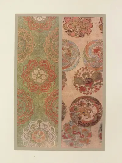 Ornamentala motiv; stiliserade blommor och djur av Maurice Pillard Verneuil