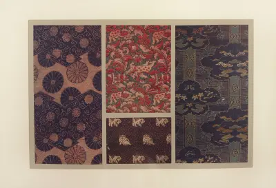Motifs ornementaux ; animaux et feuillages ; chiens ; motifs ornementaux av Maurice Pillard Verneuil