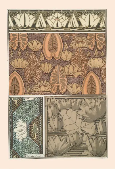 Nénuphar 3 von Maurice Pillard Verneuil