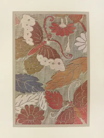 Papillons et feuillages av Maurice Pillard Verneuil