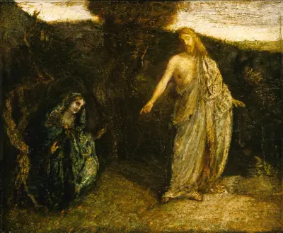 Christ Appearing to Mary av Albert Pinkham Ryder