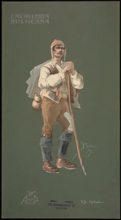 Contadino, 1906 – Nr. 2, Pipein Gamba