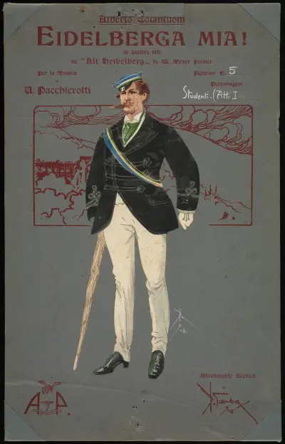 Studenti (atto I), 1907 – Nr. 4, Pipein Gamba