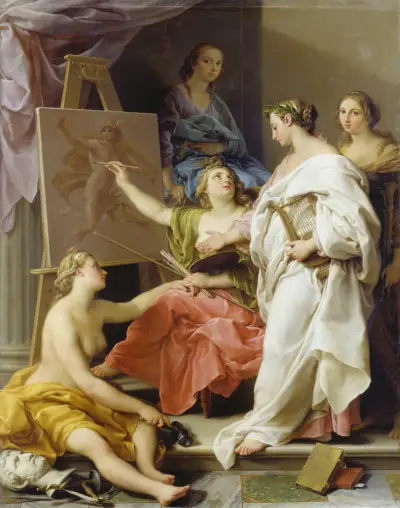 Allegory of the Arts av Pompeo Batoni