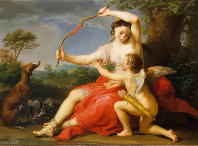 Diana a Amor, Pompeo Batoni