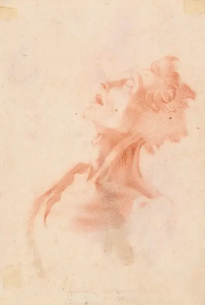 Hlava muže, profil, Pompeo Batoni