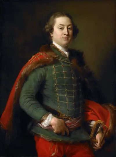 Portrait of John Woodyeare av Pompeo Batoni