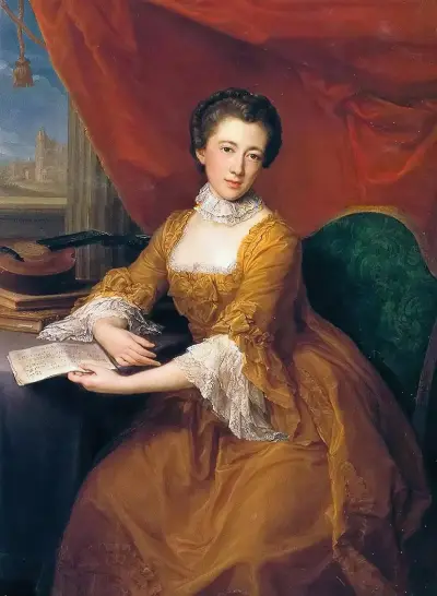 Portrait of Lady Margaret Georgiana Poyntz av Pompeo Batoni