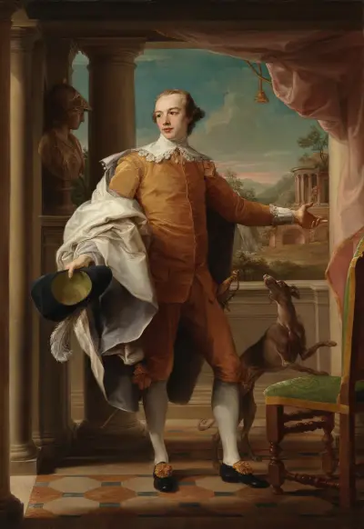 Portrait of Sir Wyndham Knatchbull-Wyndham av Pompeo Batoni