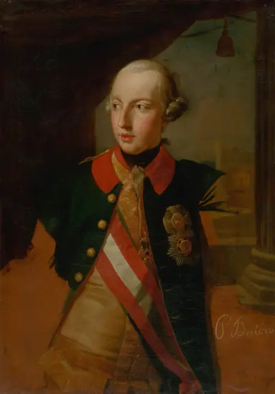 Study for the Portrait of Emperor Joseph II av Pompeo Batoni
